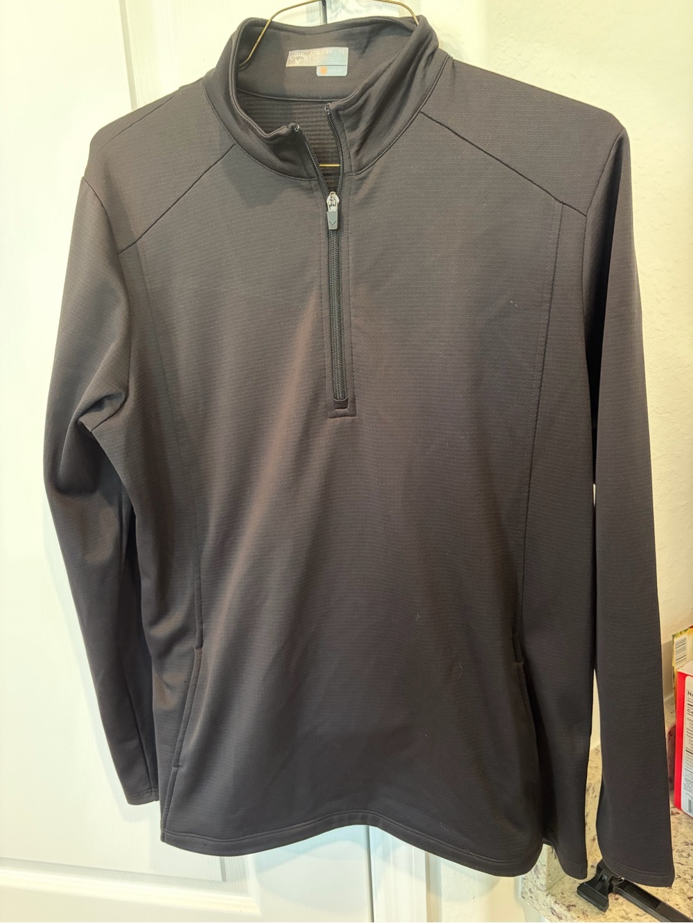 Callaway Men's black Half-Zip Performance Pullover